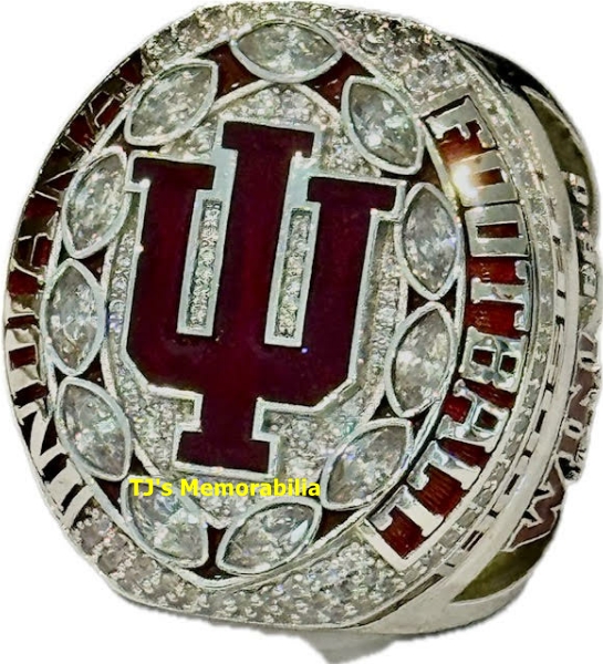 2024 INDIANA HOOSIERS FOOTBALL FIRST PLAYOFF CHAMPIONSHIP RING & PRESENTATION BOX - Image 2