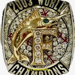 2003 FLORIDA MARLINS WORLD SERIES CHAMPIONSHIP RING